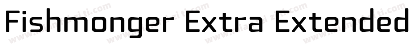Fishmonger Extra Extended Bold字体转换